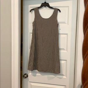 Houndstooth Shift Dress
